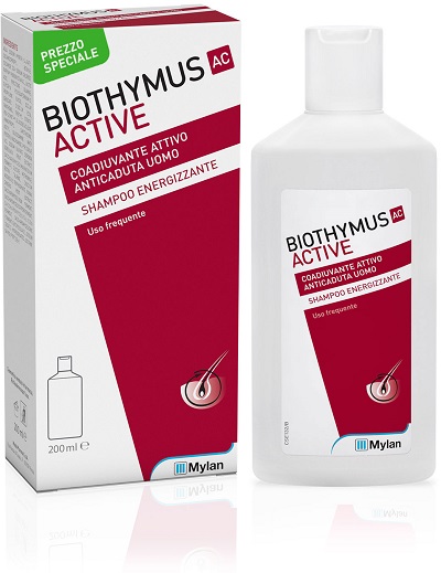 BIOTHYMUS AC ACTIVE SHAMPOO ENERGIZZANTE UOMO 200 ML PREZZO SPECIALE - Farmacianuova.eu