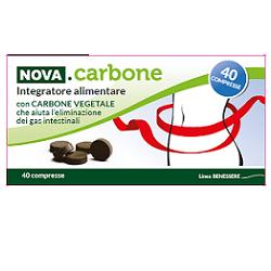 NOVA CARBONE VEGETALE 40 COMPRESSE - Farmacianuova.eu