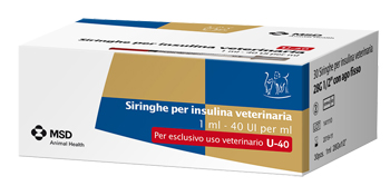 SIRINGA INSULINA USO VETERINARIO MSD-AH 30 SIRINGHE 40 UI/ML - Farmacianuova.eu
