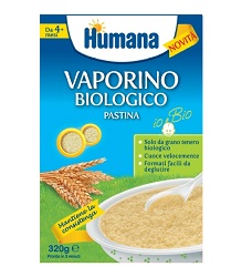 HUMANA VAPORINO PASTINA BIOLOGICA 320 G - Farmacianuova.eu