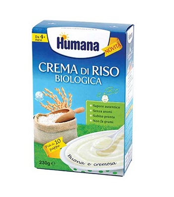 HUMANA CREMA DI RISO BIOLOGICO 230 G - Farmacianuova.eu