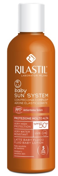 RILASTIL SUN SYSTEM PHOTO PROTECTION THERAPY SPF50+ BABY FLUIDO 200 ML - Farmacianuova.eu
