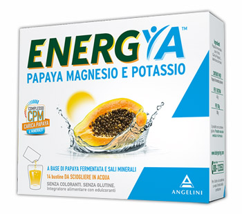 ENERGYA PAPAYA MAGNESIO POTASSIO 14 BUSTINE - Farmacianuova.eu
