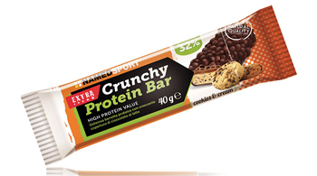 CRUNCHY PROTEINBAR COOKIES & CREAM 1 PEZZO 40 G - Farmacianuova.eu