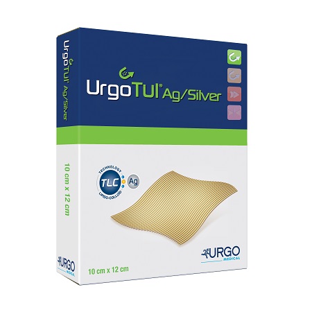MEDICAZIONE STERILE URGOTUL AG/SILVER 10X12 CM 5 PEZZI - Farmacianuova.eu
