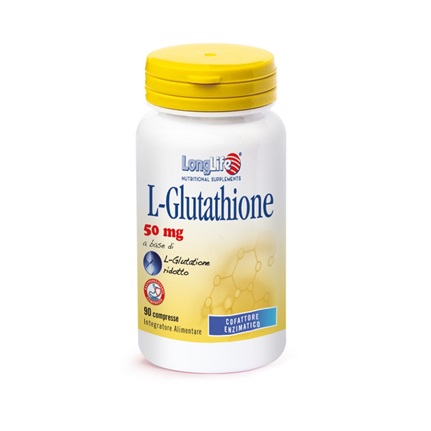 LONGLIFE L-GLUTATHIONE 50 MG 90 COMPRESSE - Farmacianuova.eu