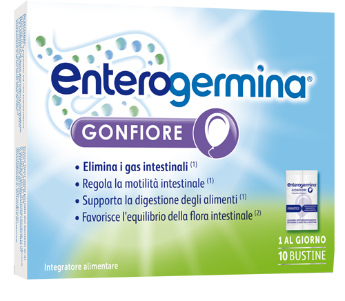 ENTEROGERMINA GONFIORE 10 BUSTINE BIPARTITE - Farmacianuova.eu