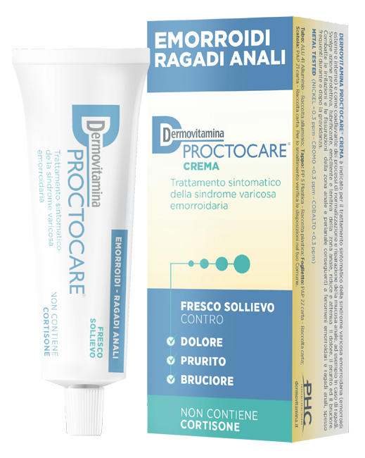 DERMOVITAMINA PROCTOCARE CREMA EMORROIDI RAGADI ANALI 30 ML CON CANNULA - Farmacianuova.eu