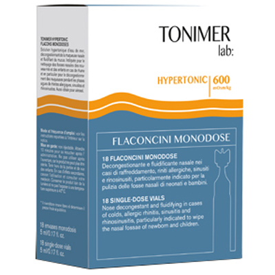 TONIMER LAB HYPERTONIC 18 FLACONCINI MONODOSE - Farmacianuova.eu