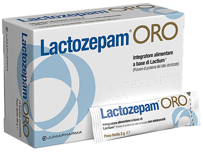 LACTOZEPAM ORO GRANULATO OROSOLIBILE A BASE DI LACTIUM 14 BUSTINE DA 2 G - Farmacianuova.eu