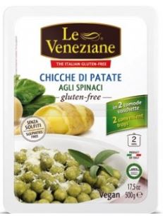 LE VENEZIANE CHICCHE DI PATATE AGLI SPINACI 500 G - Farmacianuova.eu