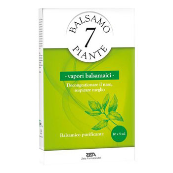 ESSENZA BALSAMICA 7 PIANTE PER VAPORIZZATORI IN FIALETTA 10 X 5 ML - Farmacianuova.eu