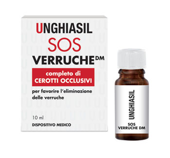 DISPOSITIVO MEDICO PER VERRUCHE IN FLACONE CON PENNELLINO 10 ML + 9 CEROTTI COPRIVERRUCA - Farmacianuova.eu