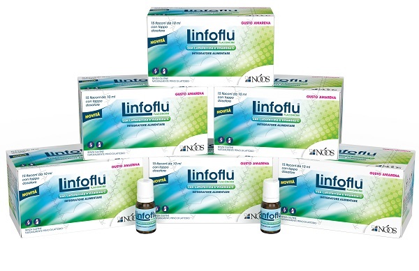 LINFOFLU MULTIPACK CONFEZIONE MULTIPLA DA 6 ASTUCCI X 15 FLACONCINI CONTIENE ZUCCHERO ED EDULCORANTE - Farmacianuova.eu