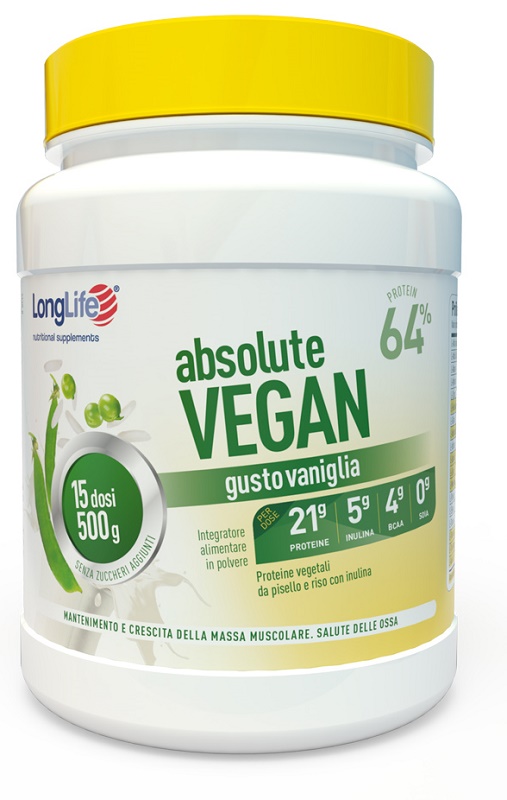 LONGLIFE ABSOLUTE VEGAN 500 G - Farmacianuova.eu
