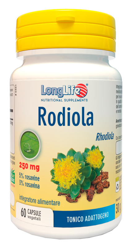 LONGLIFE RODIOLA 60 CAPSULE VEGETALI - Farmacianuova.eu