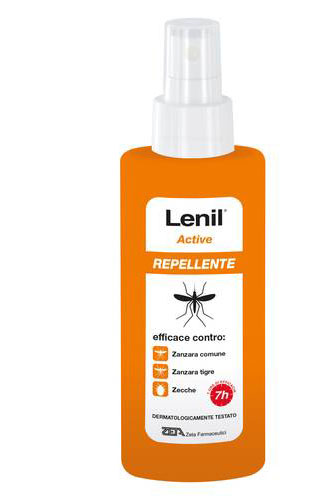 LENIL ACTIVE SPRAY SOLUZIONE ANTIZANZARA IN FLACONE + POMPA SPRAY 100 ML - Farmacianuova.eu