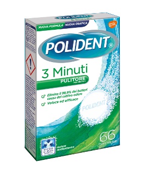 POLIDENT 3 MINUTI 66 COMPRESSE - Farmacianuova.eu