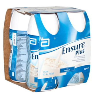 ENSURE PLUS VANIGLIA 4 BOTTIGLIE DA 200 ML - Farmacianuova.eu