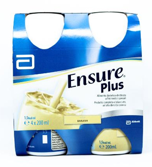 ENSURE PLUS BANANA 4 BOTTIGLIE DA 200 ML - Farmacianuova.eu