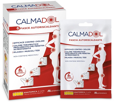 CALMADOL FASCIA RISCALDANTE PACK 6 PEZZI - Farmacianuova.eu