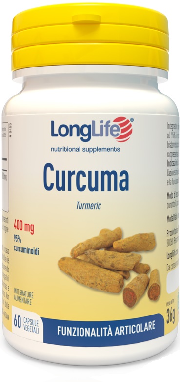 LONGLIFE CURCUMA 60 CAPSULE VEGETALI - Farmacianuova.eu