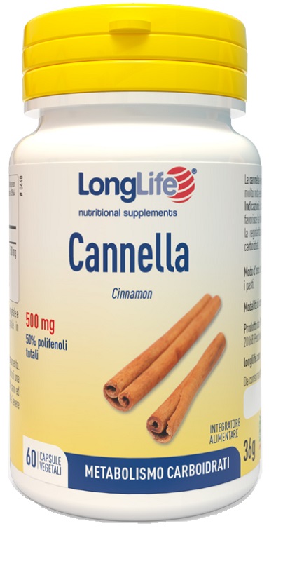 LONGLIFE CANNELLA 60 CAPSULE - Farmacianuova.eu