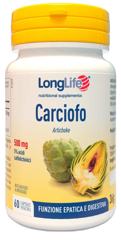LONGLIFE CARCIOFO 60 CAPSULE VEGETALI - Farmacianuova.eu
