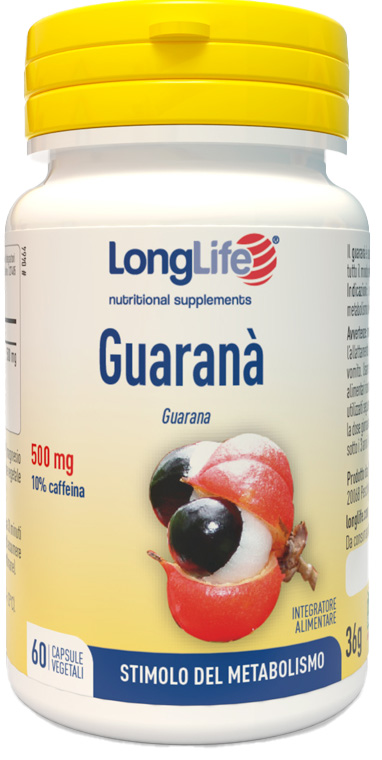 LONGLIFE GUARANA' 60 CAPSULE VEGETALI - Farmacianuova.eu