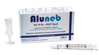 ALUNEB KIT SOLUZIONE ISOTONICA 15 FLACONCINI DA 4 ML + MAD NASAL ATOMIZZATORE - Farmacianuova.eu