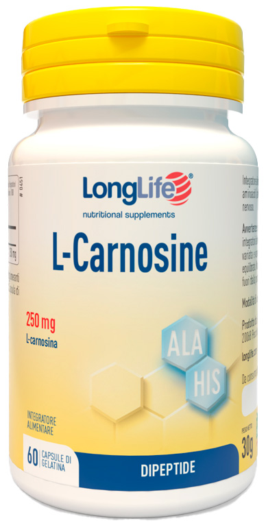 LONGLIFE L-CARNOSINE 60 CAPSULE - Farmacianuova.eu