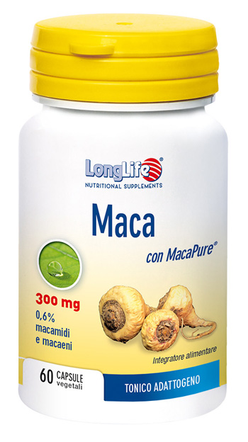 LONGLIFE MACA 60 CAPSULE VEGETALI DA 550 MG - Farmacianuova.eu