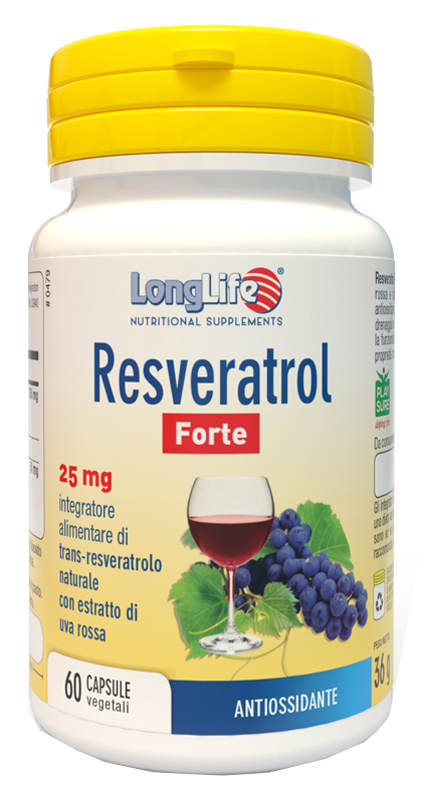 LONGLIFE RESVERATROL FORTE 60 CAPSULE - Farmacianuova.eu