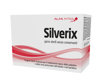 GARZA PERIOCULARE SILVERIX 14 PEZZI - Farmacianuova.eu