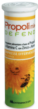 PROPOLI MIX DEFEND 10 COMPRESSE EFFERVESCENTI GUSTO ARANCIA - Farmacianuova.eu
