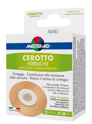 CEROTTO VERRUCHE MASTER-AID FOOTCARE 38 MM 12 PEZZI E3 - Farmacianuova.eu