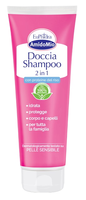 EUPHIDRA AMIDOMIO DOCCIA SHAMPOO 2 IN 1 250 ML - Farmacianuova.eu