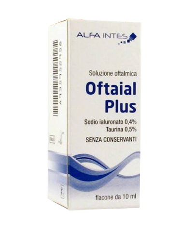 SOLUZIONE OFTALMICA OFTAIAL PLUS ACIDO IALURONICO 0,4% E TAURINA 10ML - Farmacianuova.eu