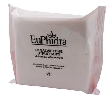 EUPHIDRA SALVIETTINE STRUCCANTI 20 PEZZI - Farmacianuova.eu