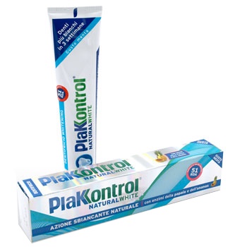 PLAKKONTROL NATURAL WHITE DENTIFRICIO 100 G - Farmacianuova.eu