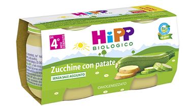 HIPP BIO HIPP BIO OMOGENEIZZATO ZUCCHINE CON PATATE 2X80 G - Farmacianuova.eu