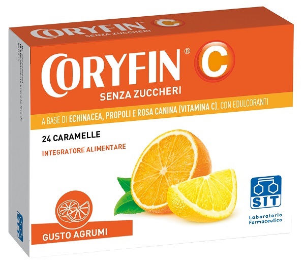 CORYFIN C SENZA ZUCCHERO AGRUMI 48 G - Farmacianuova.eu