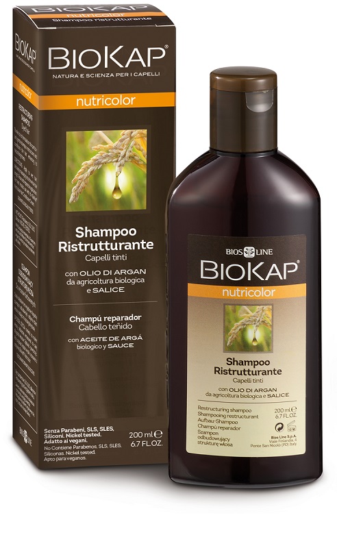 BIOKAP NUTRICOLOR SHAMPOO RISTRUTTURANTE 200 ML - Farmacianuova.eu