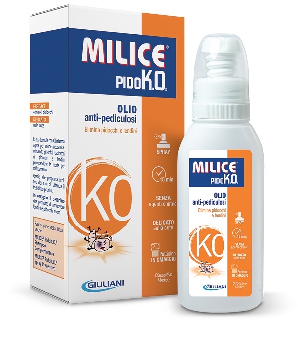 MILICE PIDOKO OLIO ANTIPEDICULOSI 75ML - Farmacianuova.eu