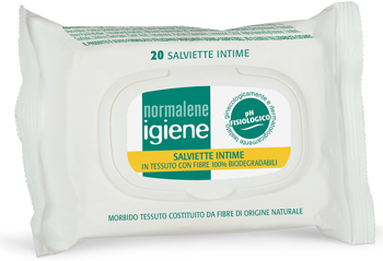 NORMALENE IGIENE SALVIETTE INTIME 20 PEZZI - Farmacianuova.eu