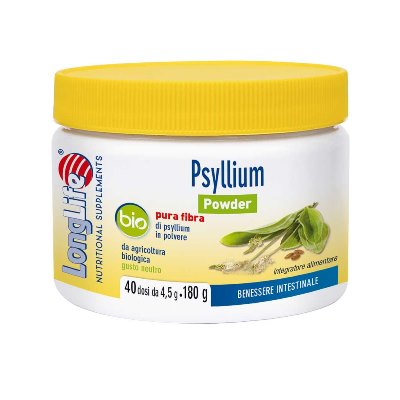 LONGLIFE PSYLLIUM POWDER BIO 180 G - Farmacianuova.eu