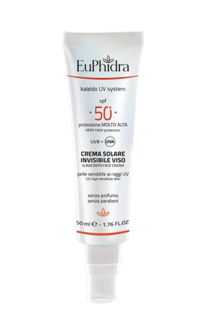 EUPHIDRA KALEIDO UV SYSTEM CREMA SOLARE VISO 50+ INVISIBLE - Farmacianuova.eu