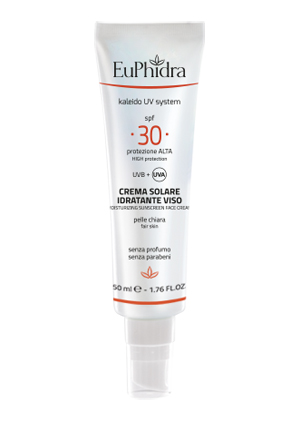 EUPHIDRA KALEIDO UV SYSTEM CREMA SOLARE VISO 30 - Farmacianuova.eu