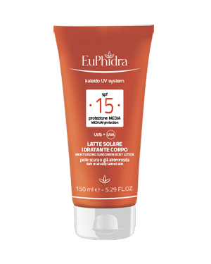 EUPHIDRA KALEIDO UV SYSTEM LATTE SOLARE CORPO 15 - Farmacianuova.eu