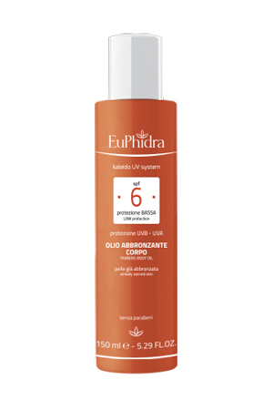 EUPHIDRA KALEIDO UV SYSTEM OLIO SOLARE CORPO 6 - Farmacianuova.eu
